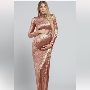 Bumpsuit velvet dress